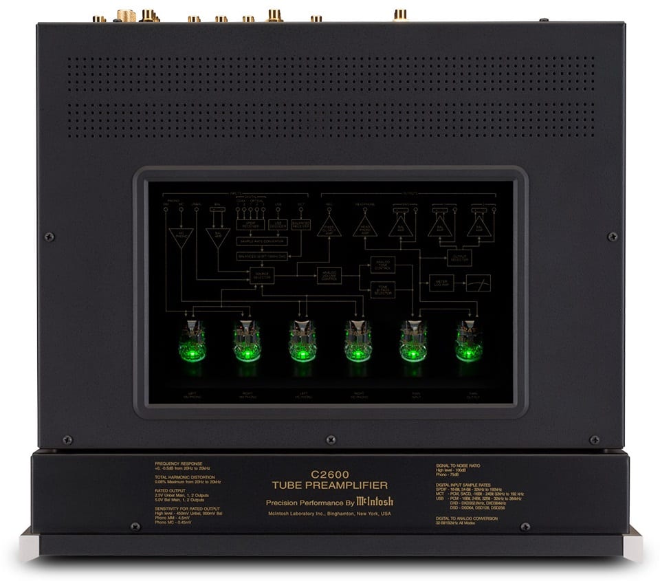 McIntosh C2600 - bovenkant - Voorversterker