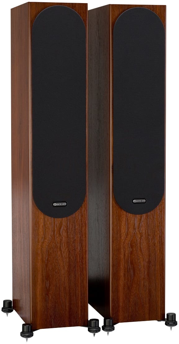 Monitor Audio Silver 300 6G walnoot - Zuilspeaker