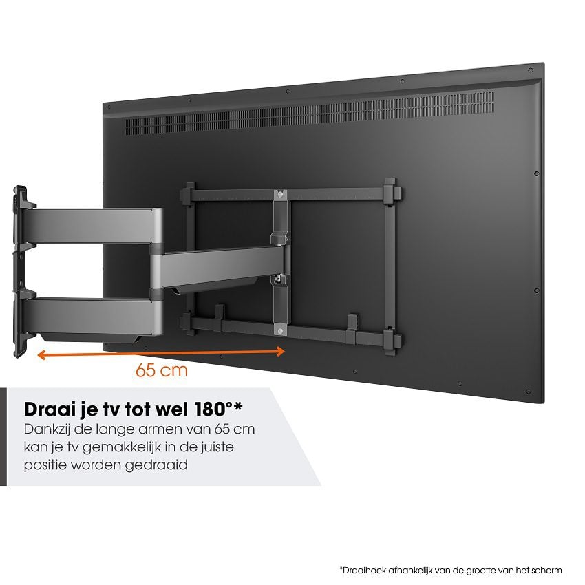 Vogels Elite TVM 5645 draai 40-77″ zwart - TV beugel