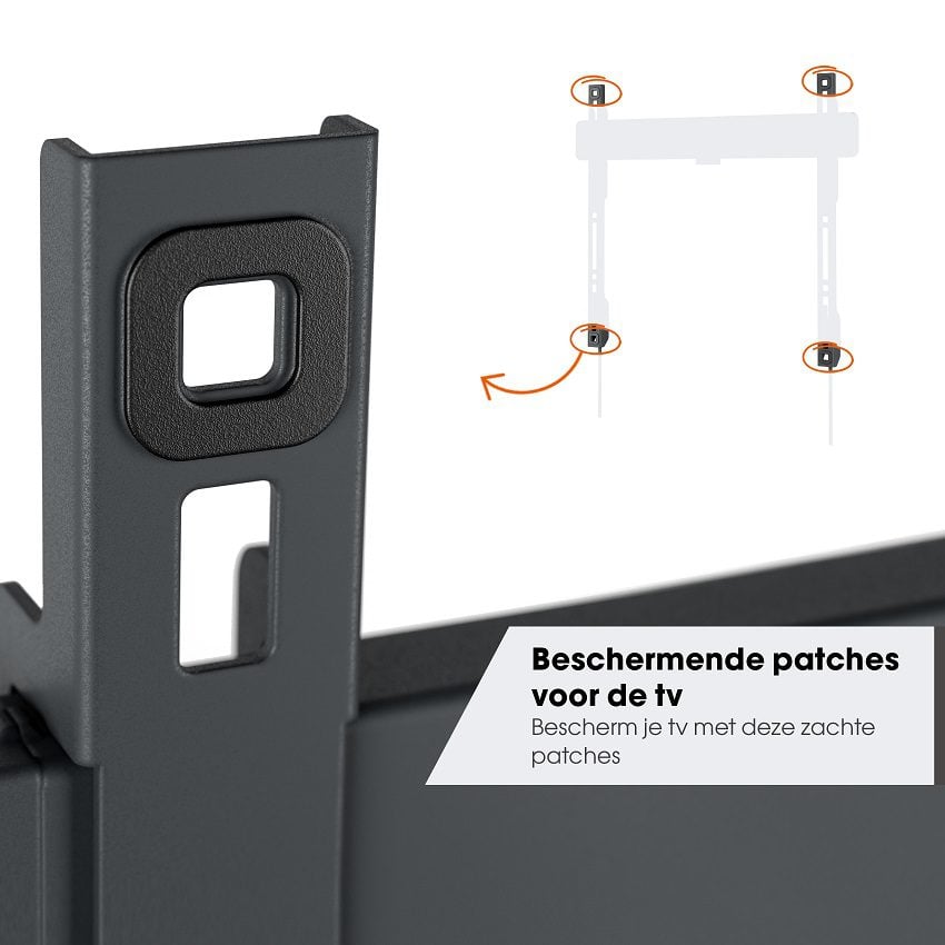 Vogels Elite TVM 5645 draai 40-77″ zwart - TV beugel