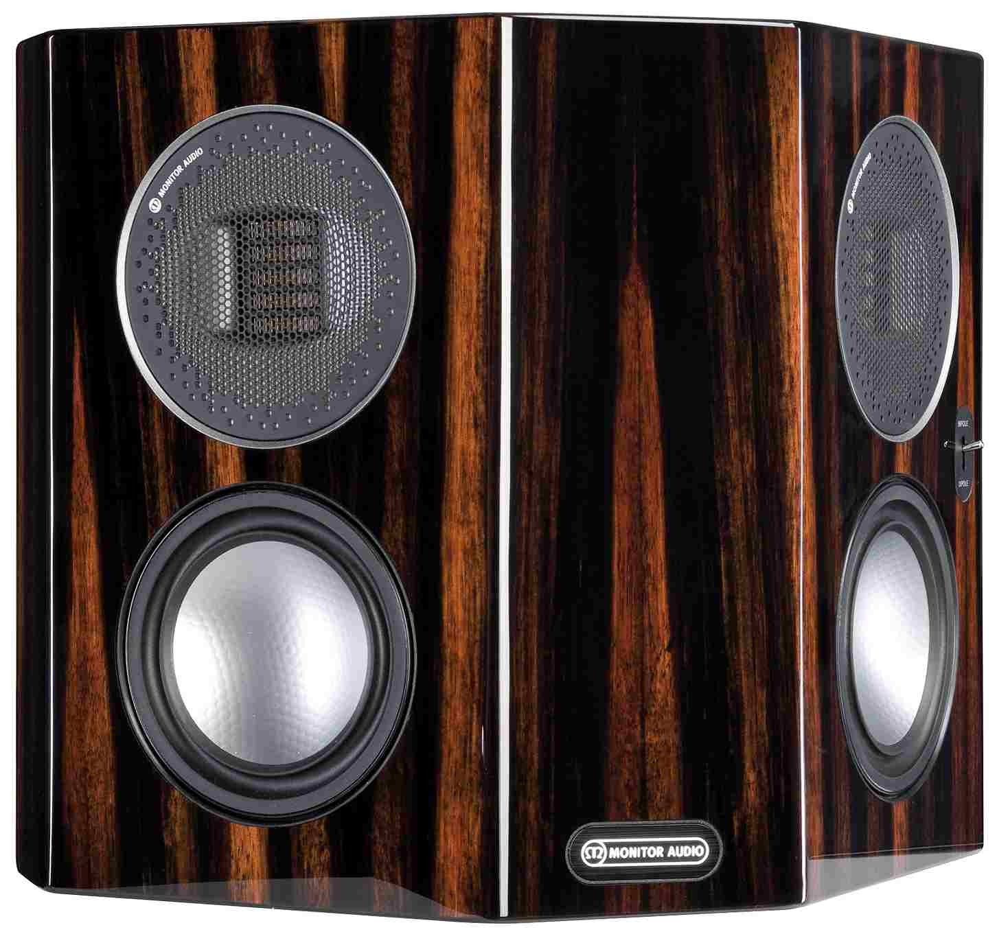 Monitor Audio Gold FX 5G ebony - zij frontaanzicht zonder grill - Surround speaker