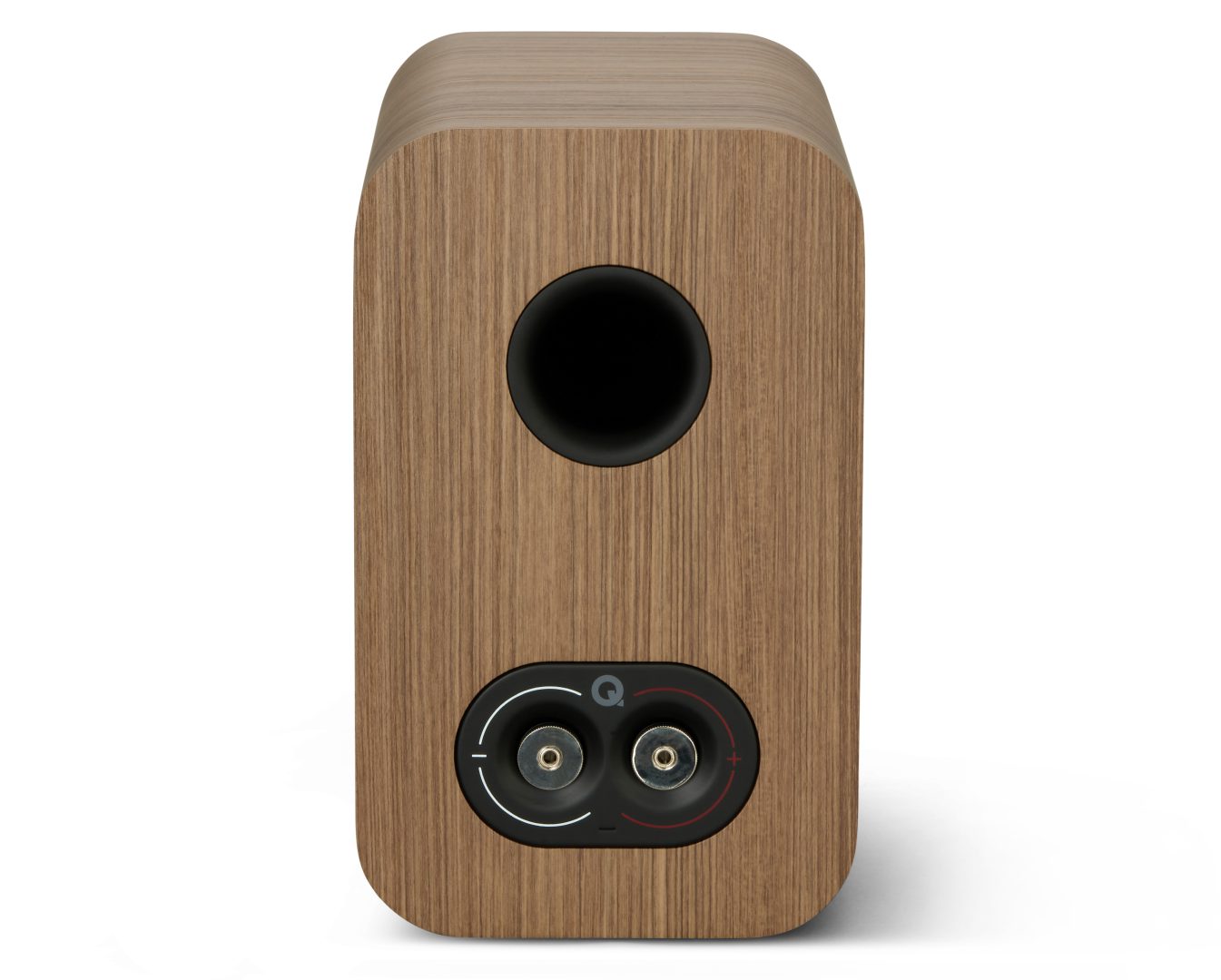 Q Acoustics 5010 eiken - achterkant - Boekenplank speaker