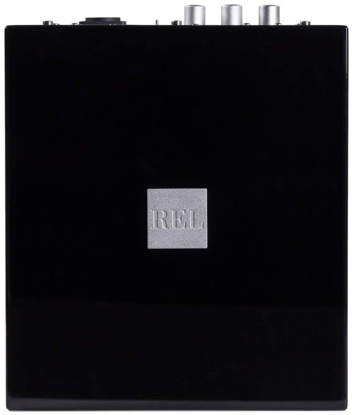 REL Tzero mkIII zwart hoogglans - bovenkant - Subwoofer
