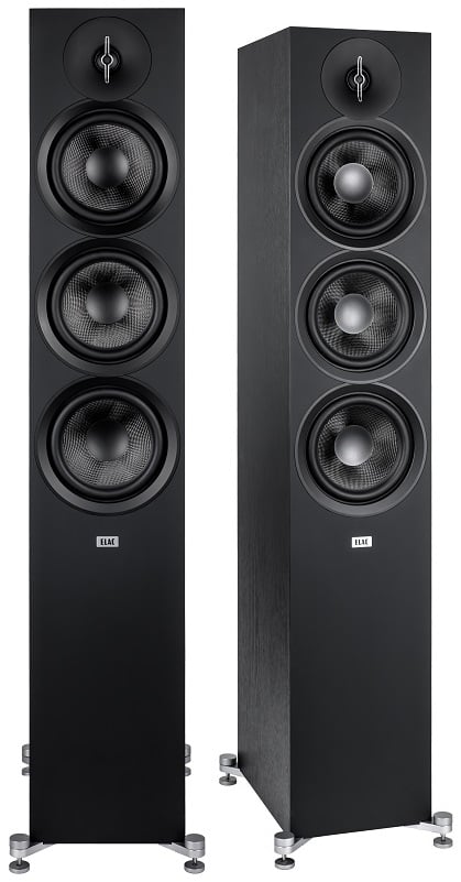 Elac Debut 3.0 DF63 zwart - paar - Zuilspeaker